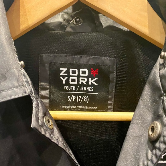 3 for $30 Zoo York Black Gray Camo Wiindbreaker Jacket Hoodie - Picture 3 of 6